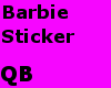 Q~Barbie Sticker