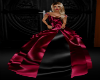 {AND}Burgandy Ball Gown