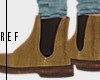 R| tan suede boots