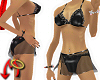 Bikini/Sarong Black