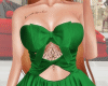 $ Green Bow Dress