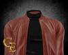 GE* Brown leather Jacket