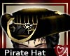 Black Gold Pirate Hat