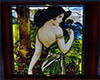 Stained Glass Wall Lady