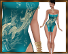 Geisha Teal Gold