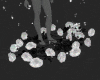 Ice Crystal Roses + Snow