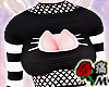 蝶 Kitty Top Black
