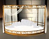 Brass Corner Bed