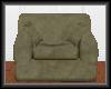 Olive Suede Chair