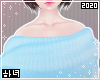 Shoulder | Blue sweater