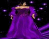 Purple Black Queens Gown