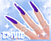 ☁ Nails Purple