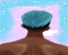 Baby blue male hair