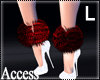 A. Anklet Fur Red L