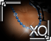 {XO} Blue Rosary Chain