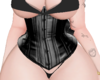 corset couro black