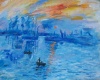 Monet Blue Boat