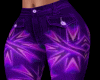 Purple neon jeans