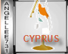 CYPRUS FLAG W/POLE