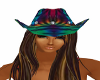 funky cow girl hat