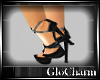 Glo* Mia Black Heels