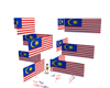 Malaysia Flag Poofer