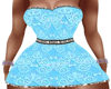 Aqua&DiamondShort DressF