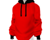 Red Black Hoodie M