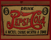 Vintage Pepsi sign