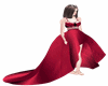 A II Red Gown