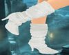 white leather boots