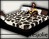 tj:. Black leopard bed