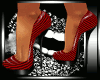 Red Sassy PVC Pumps