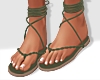 M! Twist Sandals Green