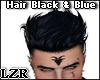 Hair Black & Blue