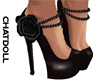 C]Rose & Pearls All BLK