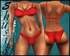 ".Red Cut S."Bikini