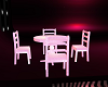 pink Table and chairs