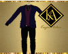 Stripe Purple Suit