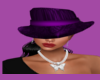 Purple Lace Hat