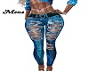 *M* blue ripped jeans