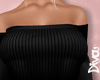 D♔Black Crop Top