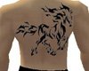 Flaming Horse BackTattoo
