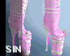 {{S}}Pink Nurse Boots