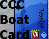 Blue Boat card