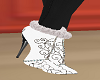 White Heel Boots