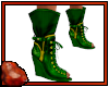 *C Leather Boots Green