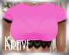 [K] DK PINK CROP RL