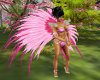 carnival feathers pink