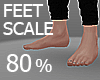 Feet Scale 80%